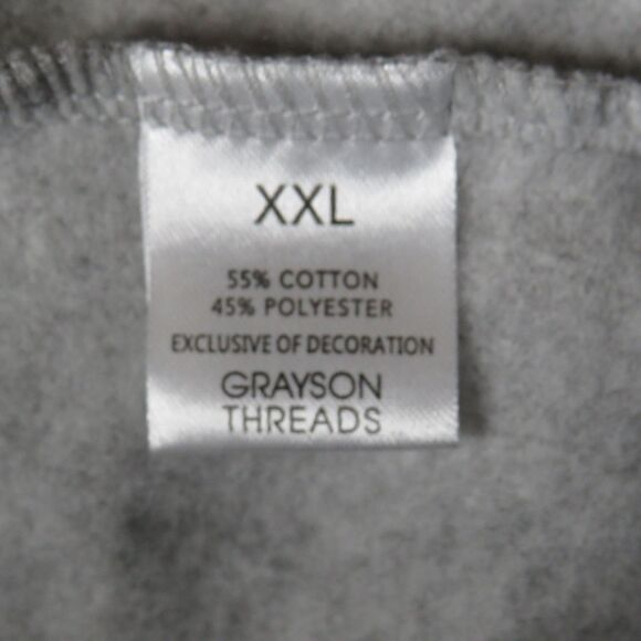 Grayson Threads Women's Gingham Heart Applique Fleece Sweatshirt XXL 18 - Picture 6 of 7